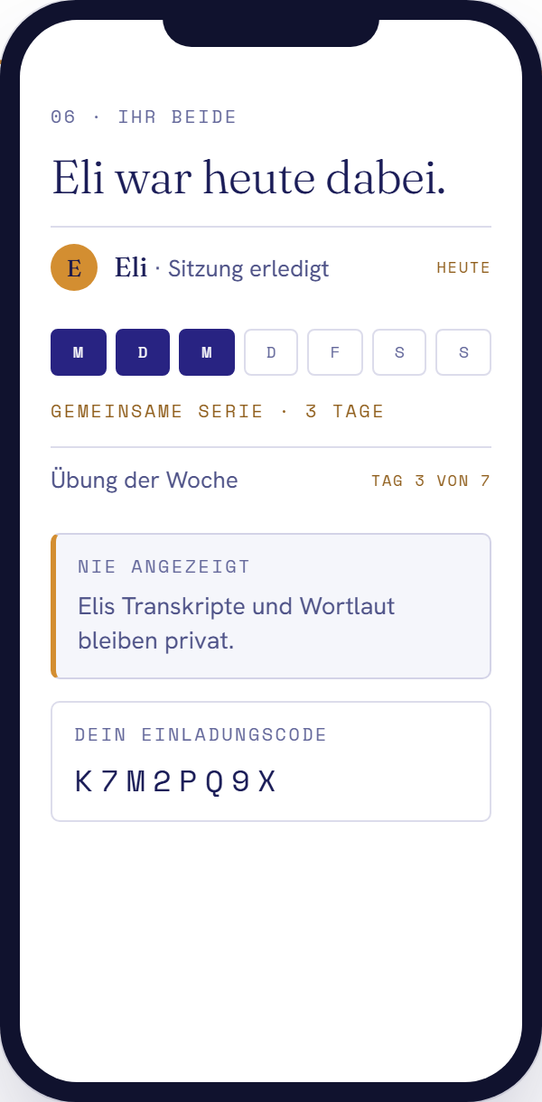 Partner verbinden