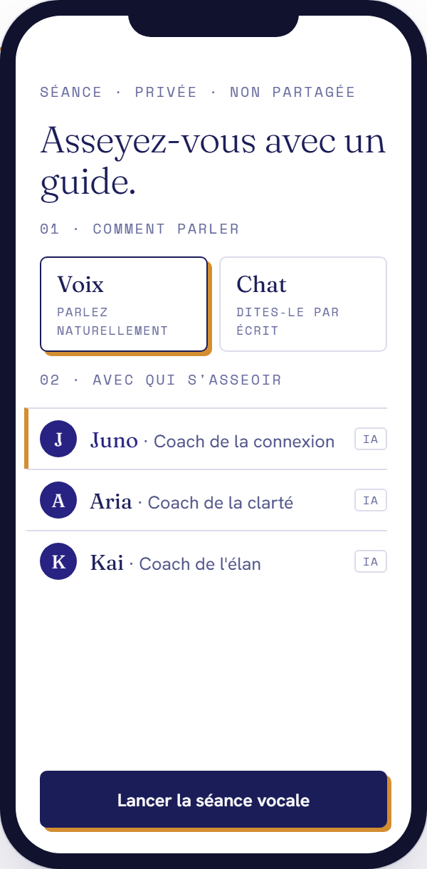 Choix du coach
