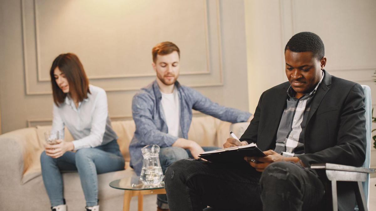 Counselor with couple