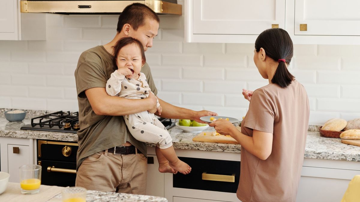 Parents with toddler